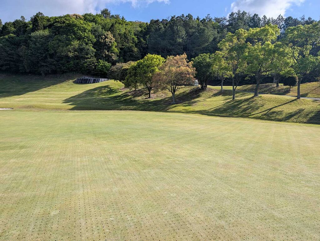 有田リソルゴルフクラブでのラウンドは、ショットが安定せずグリーンが難しく苦戦