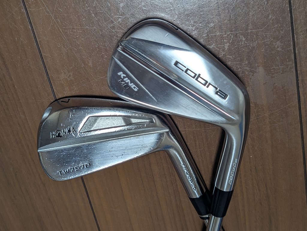 コブラ KING CB/MBが届いた!HONMA TW757 Bと比較して見えた意外な違い